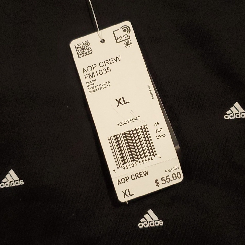 Adidas Crop Top Sweatshirt Size XL - Picture 4 of 4